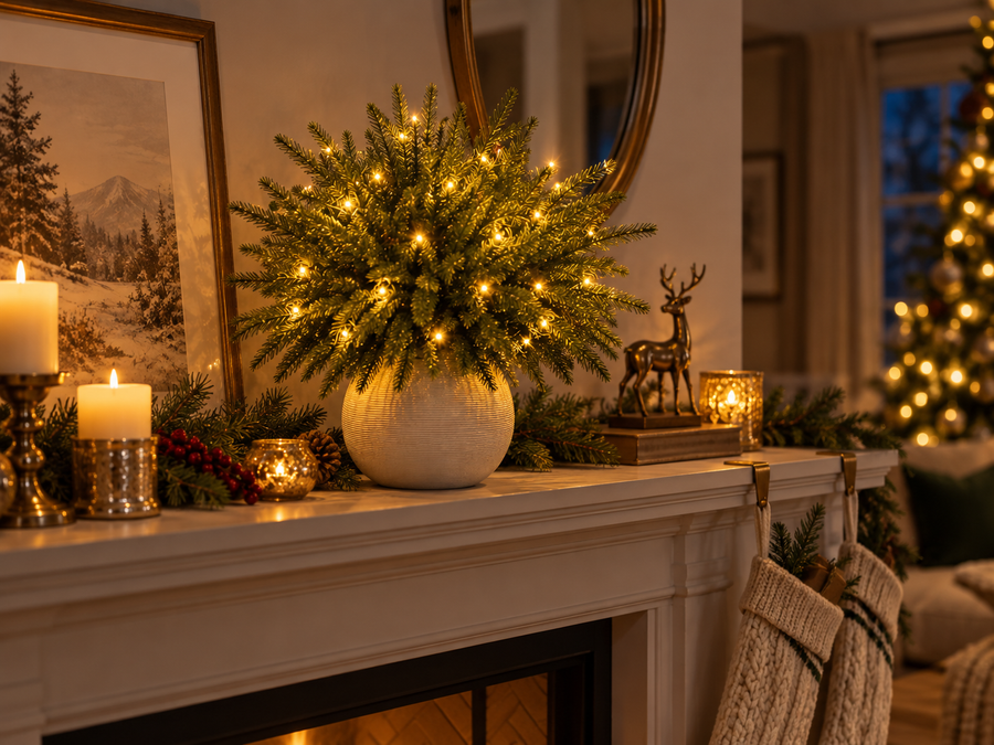 On the mantel