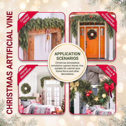 6ft Artificial Cedar Garland